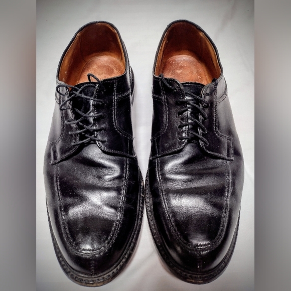 Men's Size 11.5 Allen Edmonds Norse Black Leather Dress Shoe Excellent Condition - Picture 4 of 11